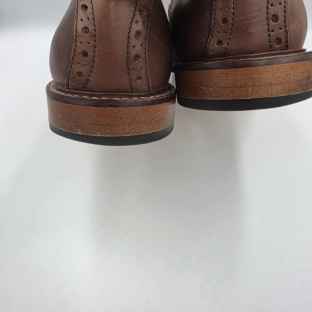 Aston Grey Collection Tokyo Mens Brown‎ Leather Oxford Classic Dress Shoes 11